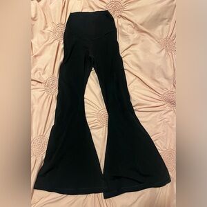 Elegant Black Flared Women's Pants